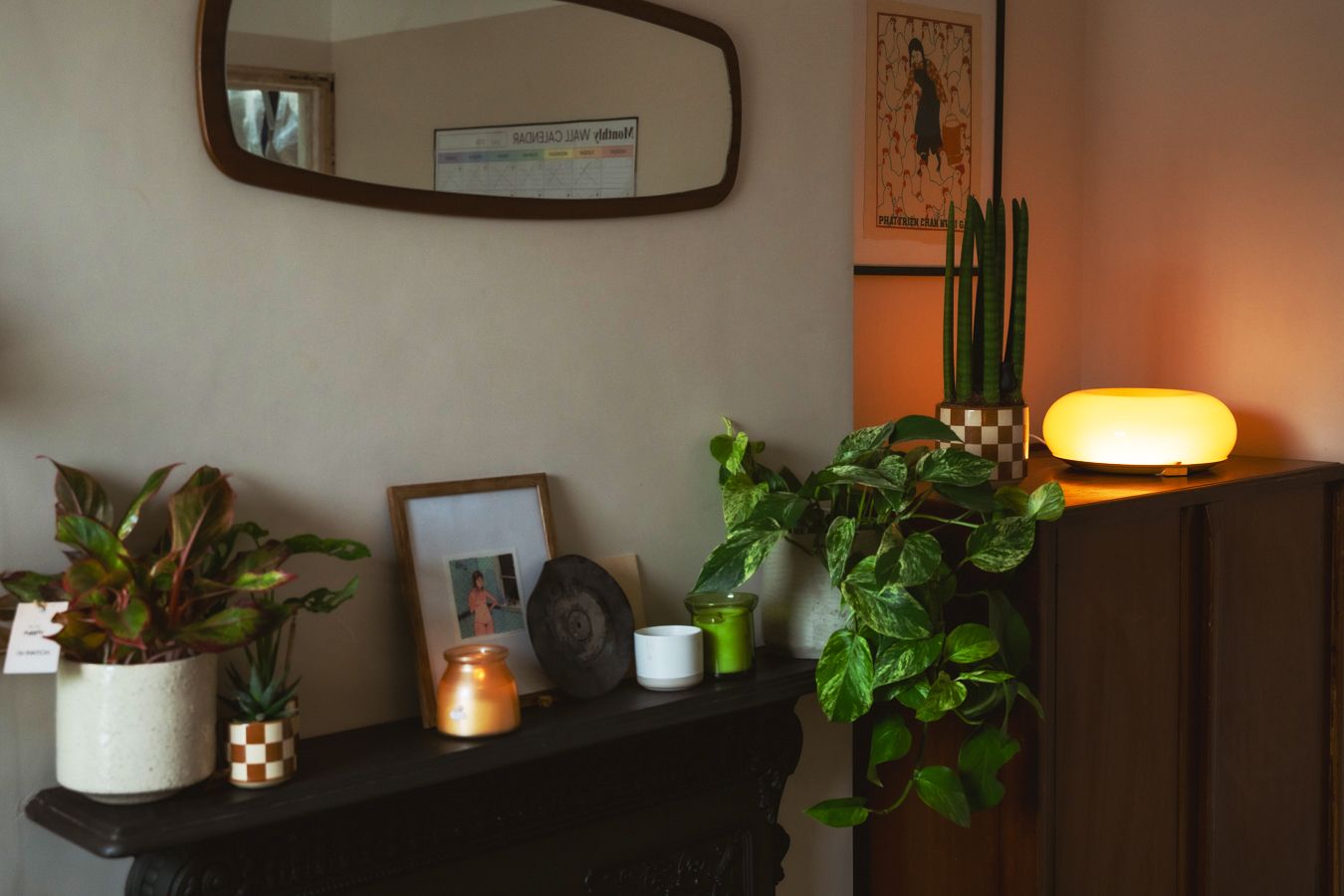 Bedroom biophilic transformation — after